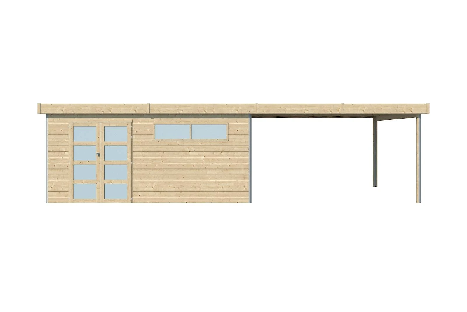 Woodlands Blokhut Kasuko 885 x 385 cm - Afbeelding 3